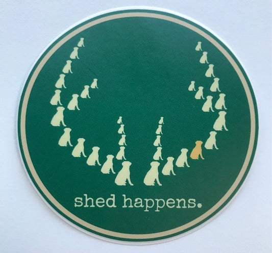 Shed Happens- decal