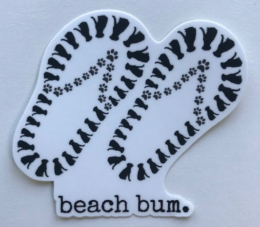 Beach Bum- decal