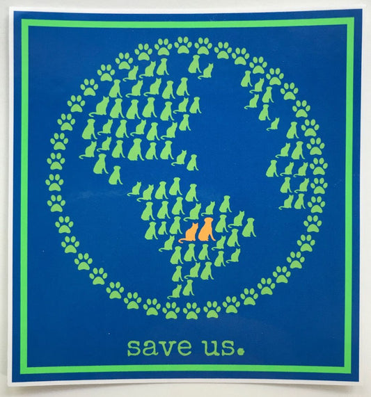 Save Us - decal