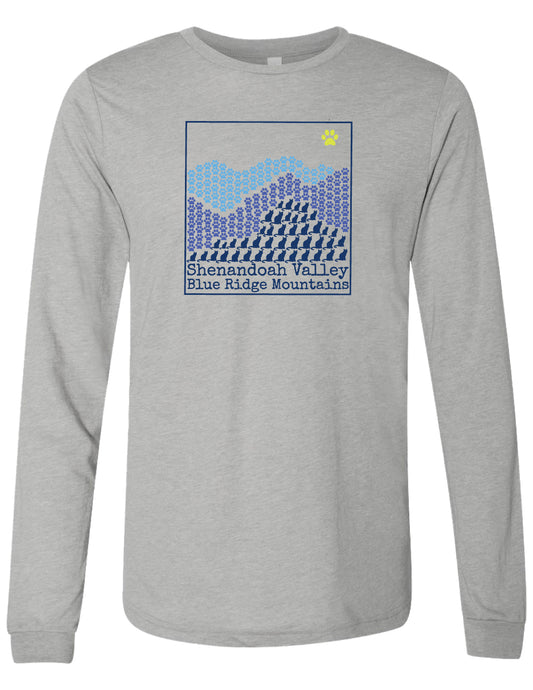Shenandoah Valley/Blue Ridge Mountains CAT- Long Sleeve T-Shirt