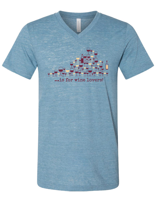 Virginia is for wine lovers- Short Sleeve T-Shirt