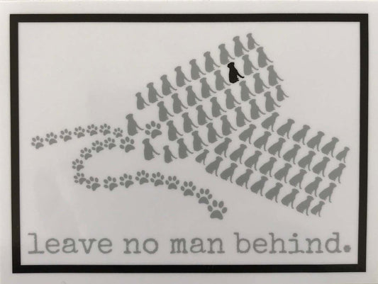 Leave No Man Behind - decal