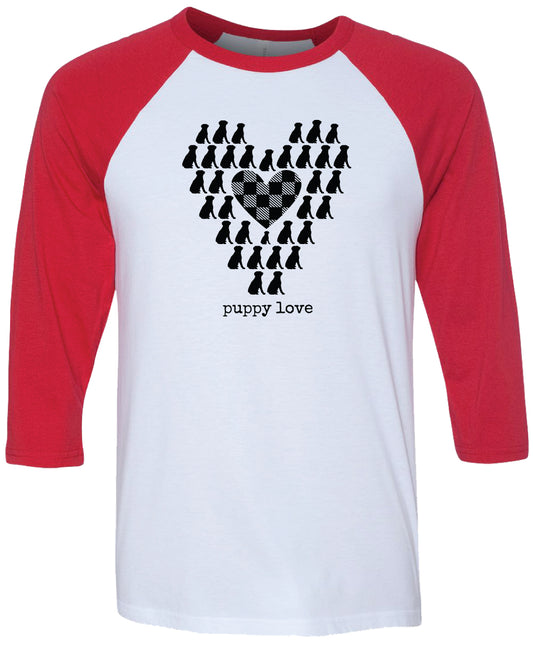 Puppy Love -3/4 Sleeve T-Shirt